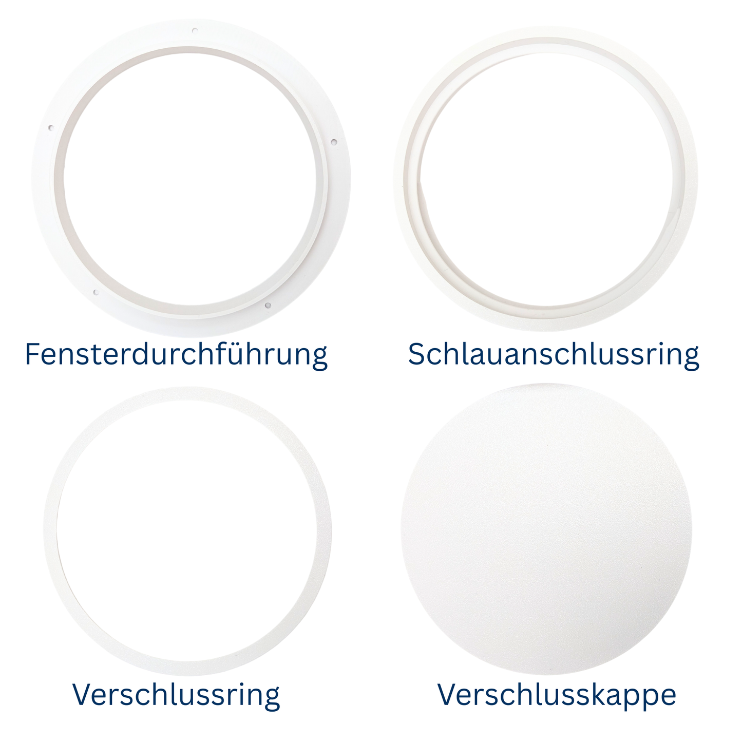 Adapter Klimaanlage Abluftschlauch ⌀ 150 mm – Rechtsgewinde