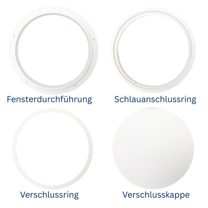 Adapter Klimaanlage Abluftschlauch ⌀ 150 mm – Rechtsgewinde