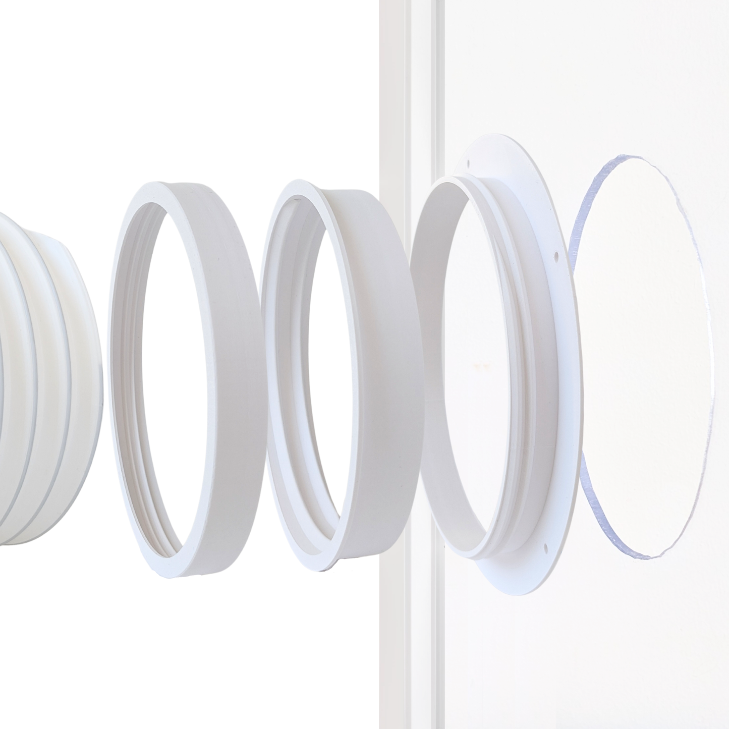 Adapter Klimaanlage Abluftschlauch ⌀ 150 mm – Rechtsgewinde