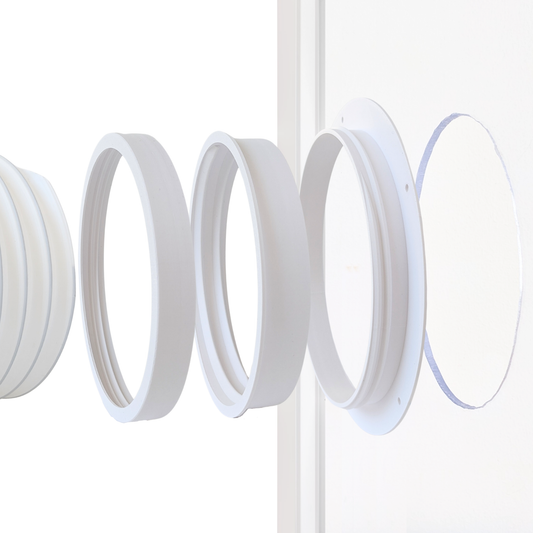 Adapter Klimaanlage Abluftschlauch ⌀ 150 mm – Linksgewinde (Standard)