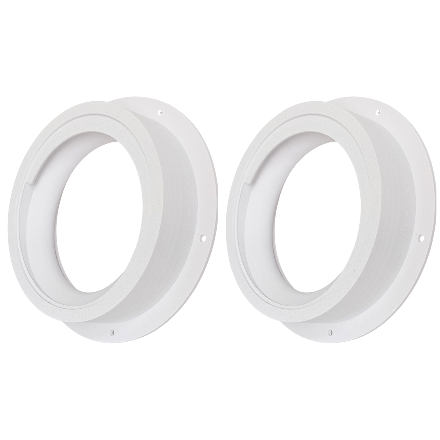 2 x Flansch Verbinder Abluftschlauch Ø 75 mm