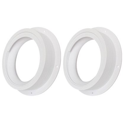 2 x Flansch Verbinder Abluftschlauch Ø 75 mm